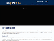 Tablet Screenshot of integralchile.cl